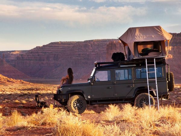 DEFENDER 110 (1983-2016) SLIMLINE II ROOF RACK KIT / TALL – KRLDT03L