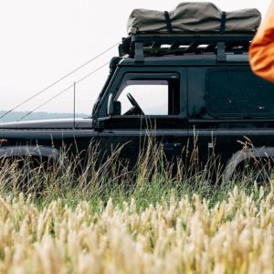 DEFENDER 90 (1983-2016) SLIMLINE II ROOF RACK KIT / TALL – KRLDT07L
