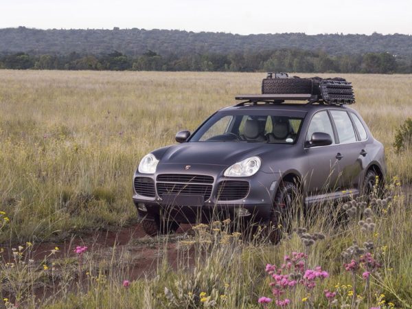 PORSCHE CAYENNE (2002-2010) SLIMLINE II ROOF RAIL RACK KIT – KRPC003T
