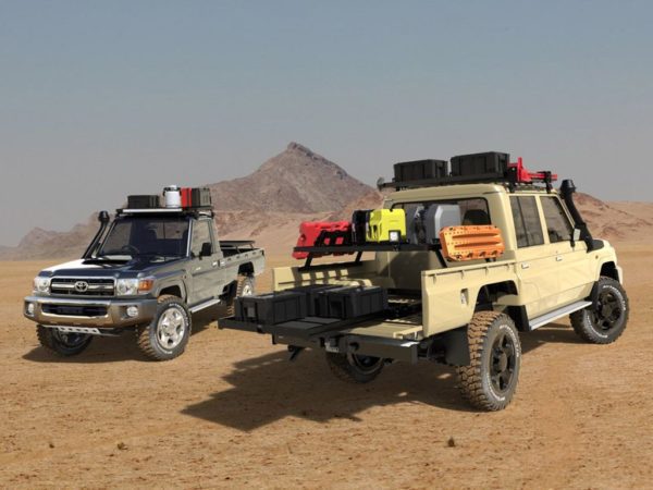 LC79 SC PICKUP (752mm) SLIMLINE II ROOF RACK KIT