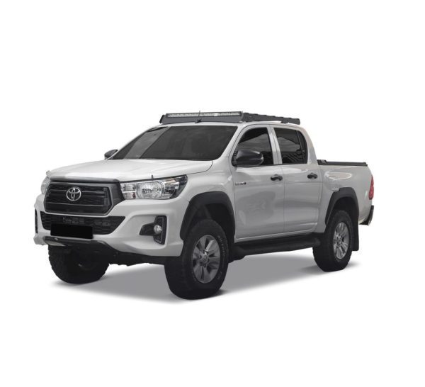 TOYOTA HILUX DC (2015-2021) SLIMSPORT ROOF RACK KIT / LIGHTBAR READY – BY FRONT RUNNER