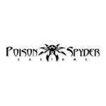Poison Spyder Logo Flatbill Snap-Back Hat – Black – Puff