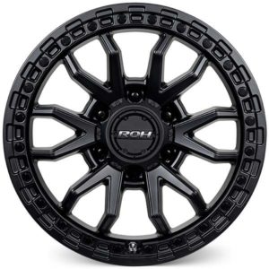 RANGER (17X9) RAID MATT BLACK 4x ALLOY WHEELS (6/139) +35