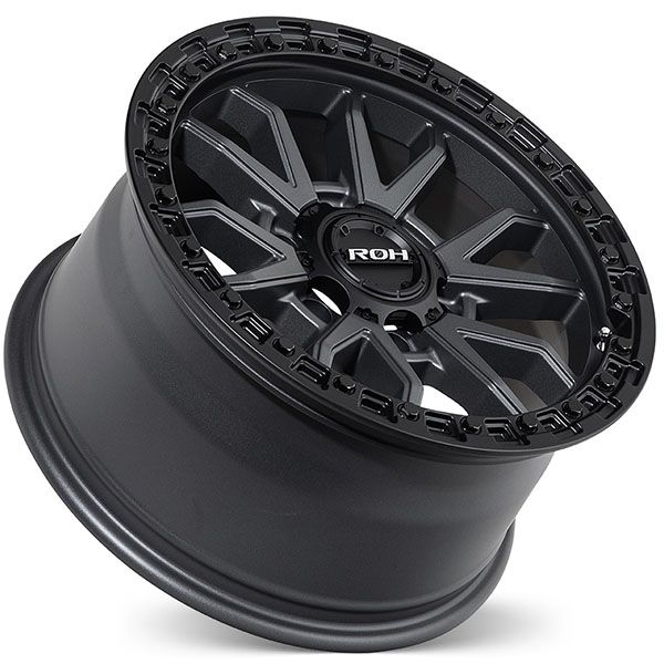 LC300 (17X9) RAID MATT BLACK GRAPHITE 4x ALLOY WHEELS (6/139) +35