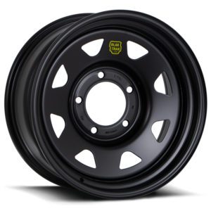 LC80 (16X8) 5x Blak Trak Steel wheels (6/139) -22 OFFSET