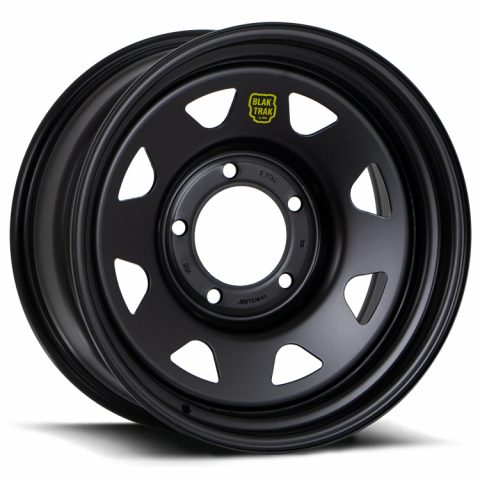 04118845 Black trak steel wheels – 16X8 (5/150) -22 ROH