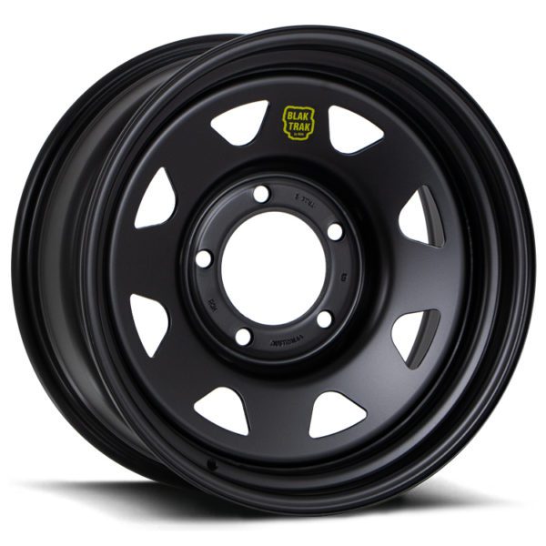 LC80 (16X8) 5x Blak Trak Steel wheels (6/139) -22 OFFSET