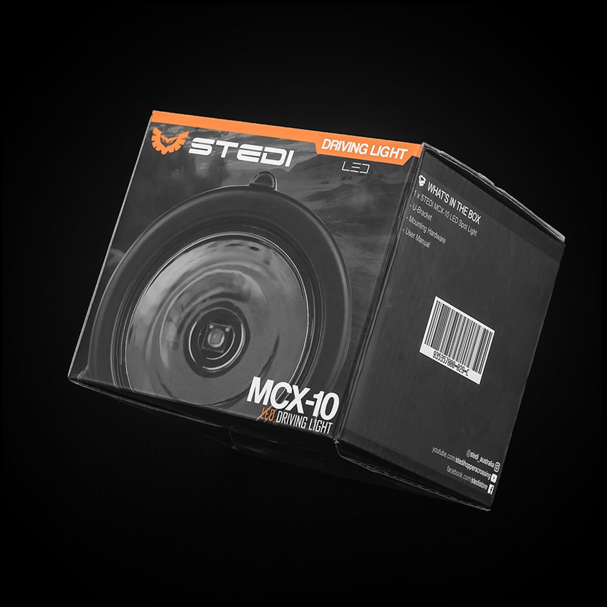 MCX10 MOTORCYLE LED LIGHT DRIVING BEAM