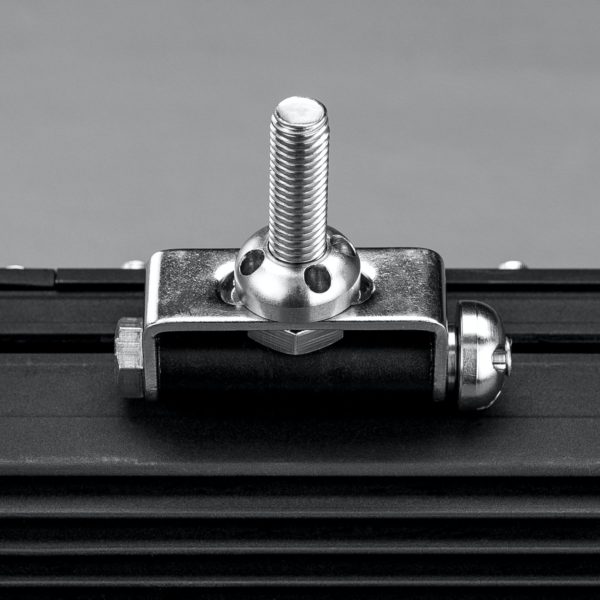 ANTI THEFT KIT FOR THE ST4K LED LIGHT BAR ADJUSTABLE SLIDING BRACKETS