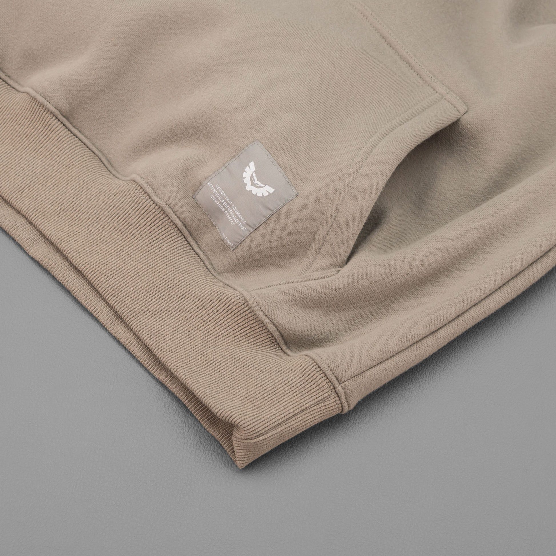 STEDI HOODIE SLEEVE JUMPER | TAN