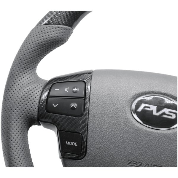 LC70 Grey Leather Steering Wheel with Steering Controls